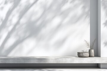 Obraz premium Minimalist, light-filled outdoor space
