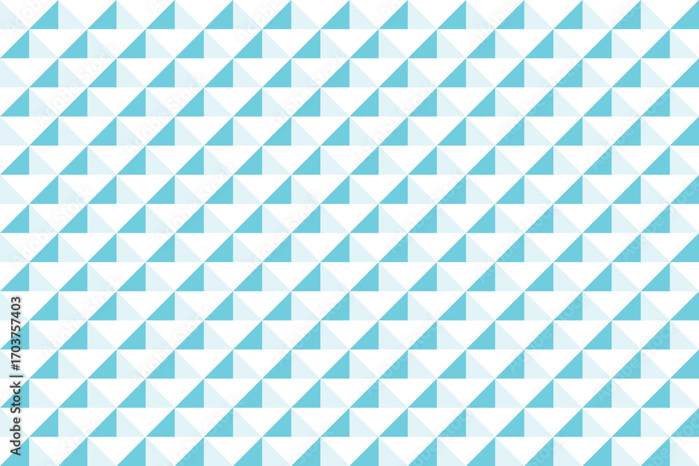 Poster cyan and lightcyan color triangle geometric pattern for background