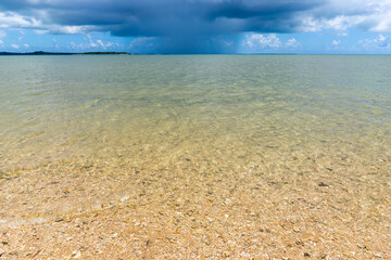 由布島の景色、沖縄、8月