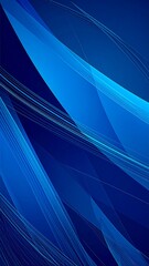 Abstract blue dynamic lines