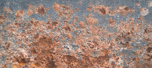 Rust on iron sheet for background
