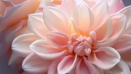 Fototapeta premium Gentle Pastel Petals Unfurling