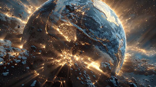 Earth under cosmic bombardment