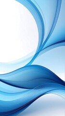 Abstract blue wavy design
