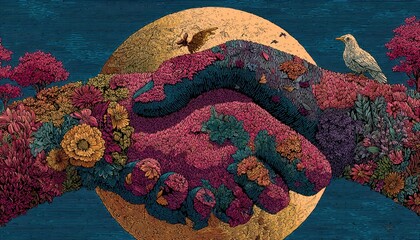 Global peace day celebration with community events and peaceful symbolism