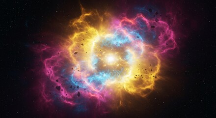 Obraz premium Hypernova Explosion Deep Space