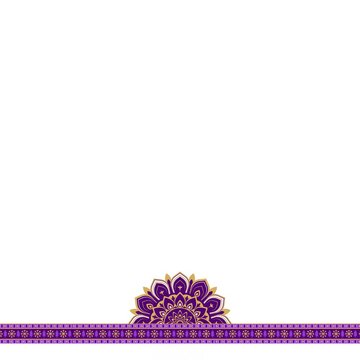 Loopable Mandala Animation for Islamic Visuals White Background