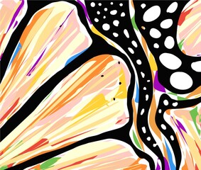Untitled Artwork colorful butterfly wings 