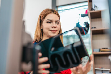 Fototapeta premium Product Design Engineers and Industrial Designer Working on 3D Printing Project