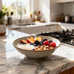 건강한슈퍼푸드아침식사볼