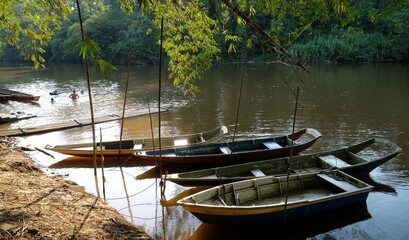boats on the river