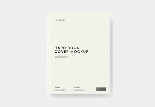 Hard Cover Book Mockup Template