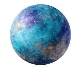 Vivid blue and purple celestial sphere for creative use