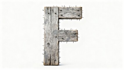 Crafting Rustic Typography: Natural Wood Letter Designs Inspired by the Alphabet's Unique Characters and Textures