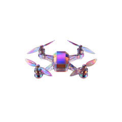 Iridescent Drone - Futuristic Aerial Technology