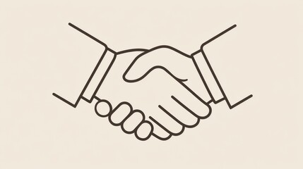 Two hands clasping in a handshake represents mutual respect and understanding during a meeting, highlighting collaboration and agreement in professional settings.