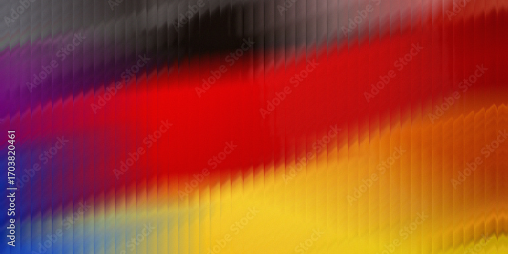 Aufkleber abstract mosaic of vibrant colors featuring red yellow and blue hues creating a dynamic and energeti
