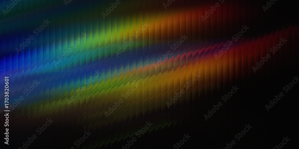 Poster abstract spectrum of vibrant colors blending into darkness creates a moody and energetic visual expe