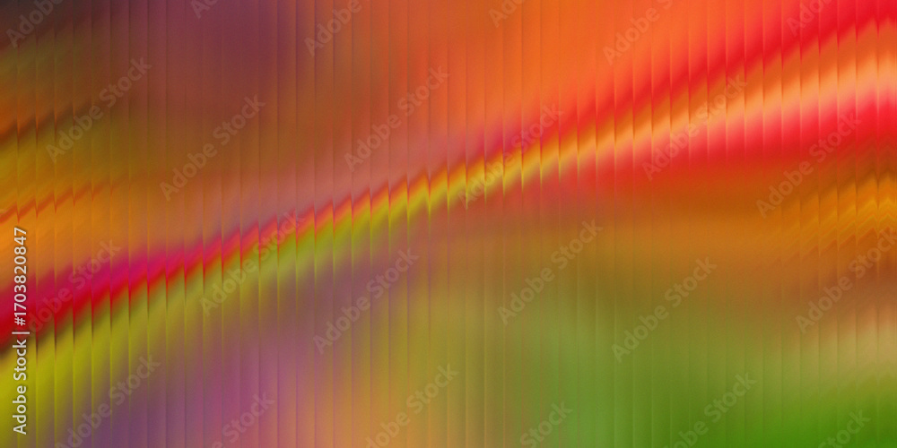 Aufkleber vibrant abstract color blend of warm oranges reds and greens creating a dynamic flowing motion acros