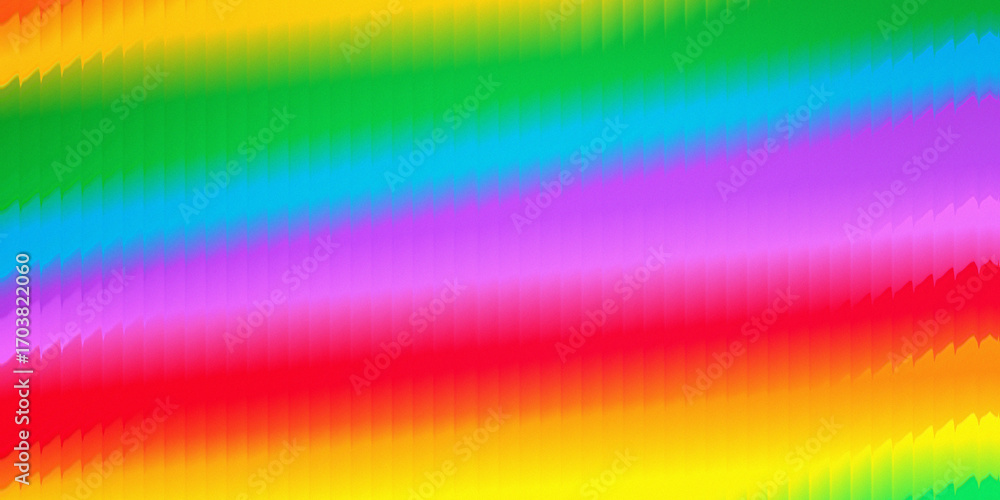 Poster vibrant pixelated rainbow gradient abstract background with diagonal stripes of color and bright hue