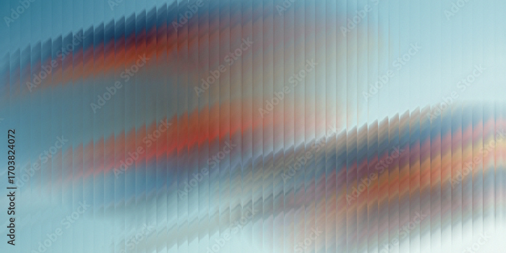 Aufkleber abstract swirl of colors featuring fiery oranges and cool blues with subtle textures evoking movemen