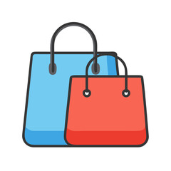 Two Shopping Bags Icon