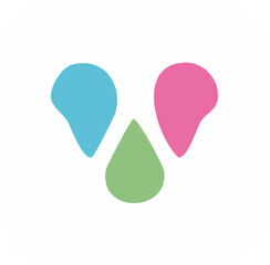 Modern Abstract Shape Rounded Minimalist Design Decoration Element Graphic