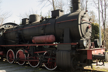 Naklejka premium Old vintage train