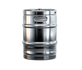 Polished stainless steel keg (1)