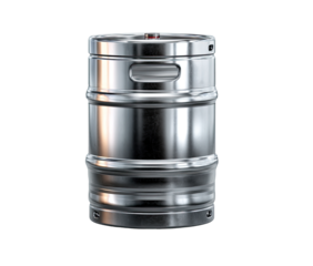Polished stainless steel keg (1)