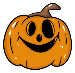 halloween pumpkin  cat autumn holiday, illustration, cartoon ghost, out line, sticker