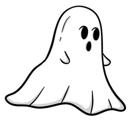 halloween pumpkin  cat autumn holiday, illustration, cartoon ghost, out line, sticker