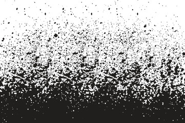 spray paint banner detail in black on white background. Abstract graffiti stroke effect for grunge art, street design, and creative modern illustration. Bold spray texture backdrop.