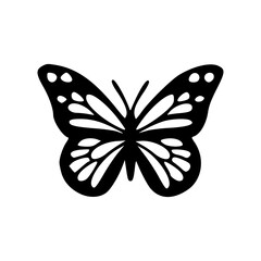 monarch butterfly vector icon