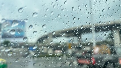 rain drops on window