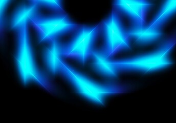abstract geometric neon light lines art Vibrant neon spiral design with glowing purple, pink, and yellow rays. Perfect for futuristic backgrounds, posters, or digital art