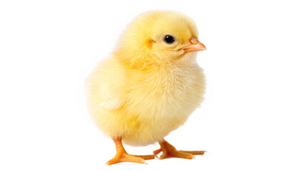 baby chicken isolated on white background