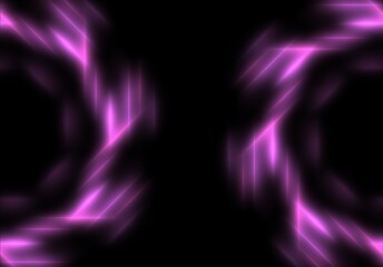 abstract geometric neon light lines art Vibrant neon spiral design with glowing purple, pink, and yellow rays. Perfect for futuristic backgrounds, posters, or digital art
