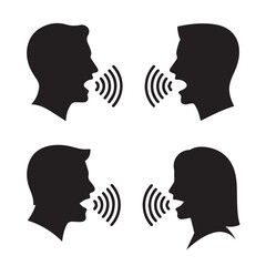 Speaking and Voice Silhouettes