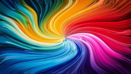 Colorful Abstract Swirl Paint Background