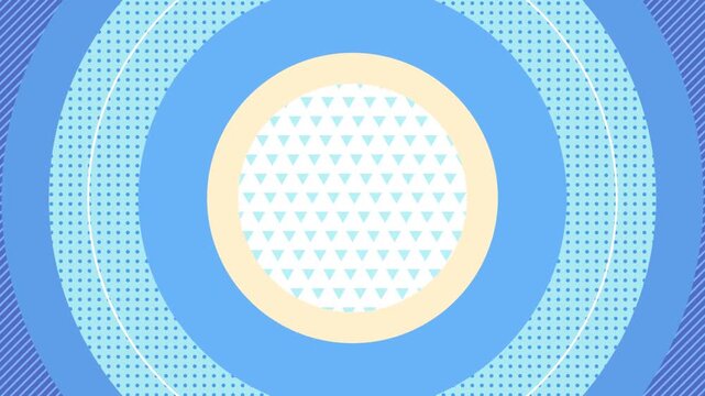 cute animation of a patterned circle expanding
