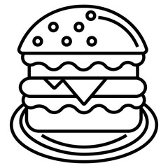 fast food burger