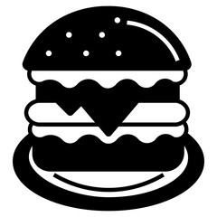 vector illustration of a burger