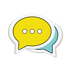 speech bubble icon vector