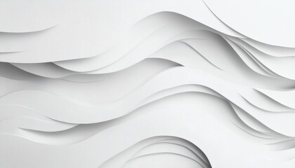 The illustration shows multiple layers of white waves creating an abstract background image.
