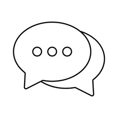 speech bubble icon vector