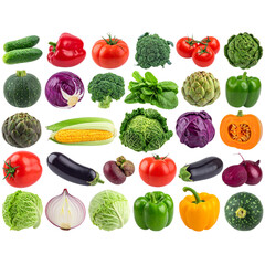 Untitled design - Various vegetables png cut out set (2)