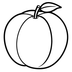 apple on a white background