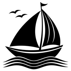 sailing ship silhouette