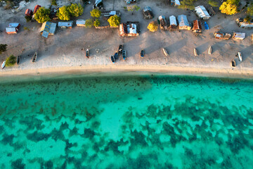 Playa trudille en el parque nacional jaragua republica dominicana
